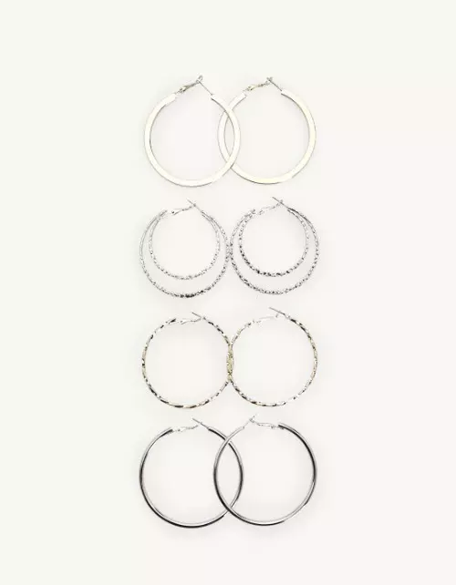 Set de 4 perechi de cercei, Stradivarius, 19,90 lei