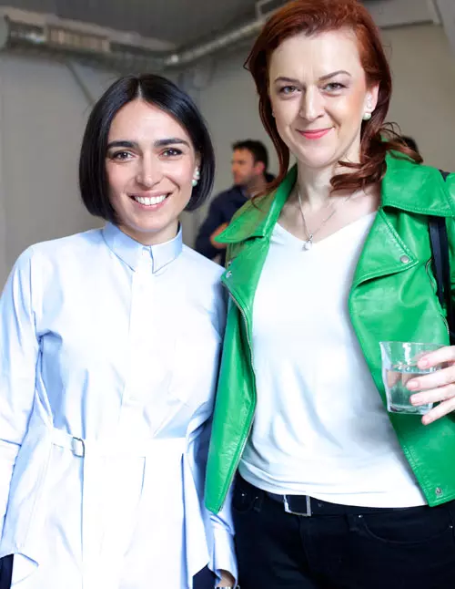 Domnica Margescu (ELLE) si Cristina Tache (Dior Parfums)