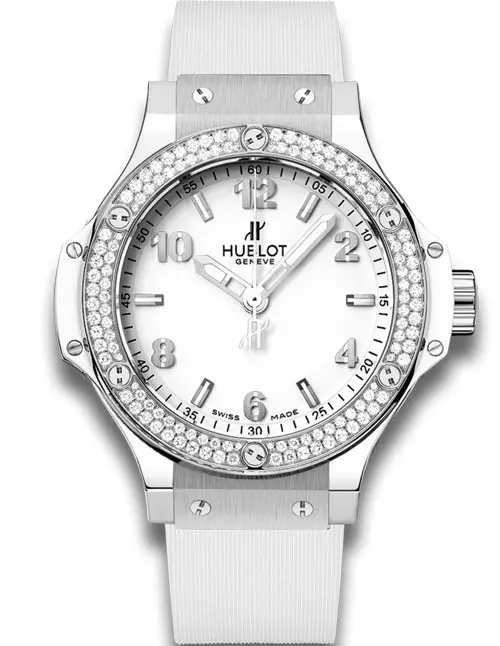 Ceas, Hublot Steel White Diamonds din otel inoxidabil si diamante, cu pretul la cerere, magazinul Cellini