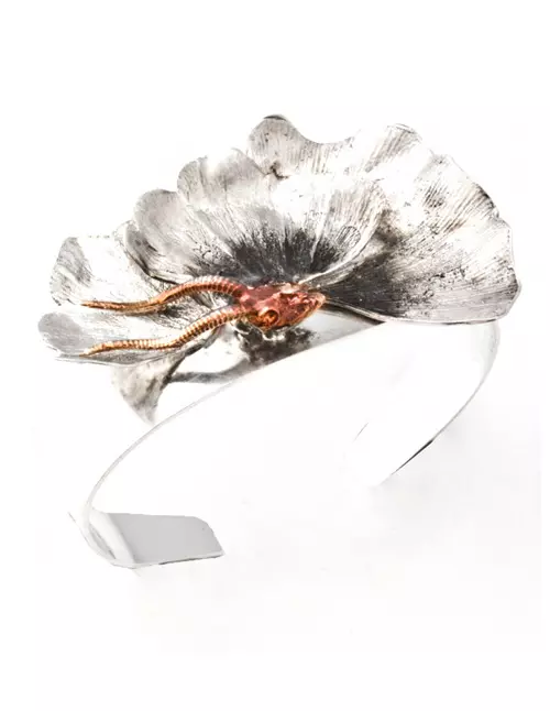 Bratara  din argint patinat cu rhodiu negru, 690 lei, Moogu