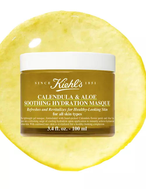 MASCĂ PENTRU TEN: KIEHL’S – CALENDULA & ALOE SOOTHING HYDRATION MASQUE