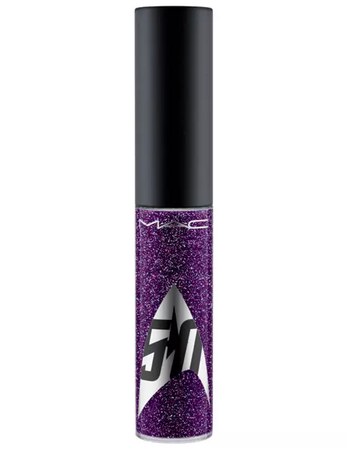 Luciu de buze din colectia Star Trek, MAC, nuanta Warp Speed Ahead, 91 lei