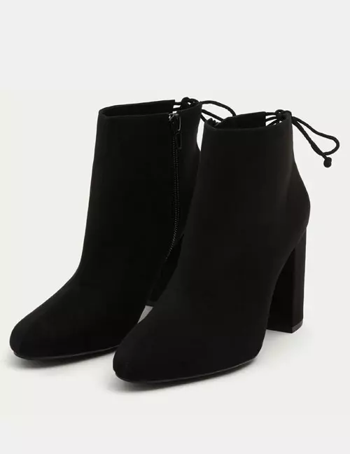 Botine cu toc și șiret, Pull & Bear, 179,90 lei