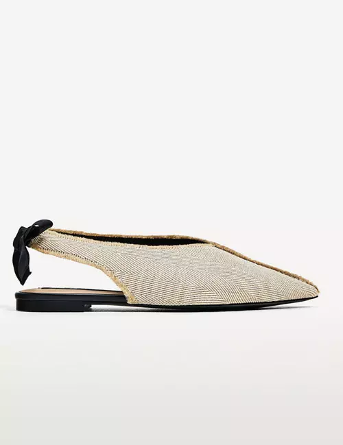 Balerini din material textil, 149,90 lei, Zara