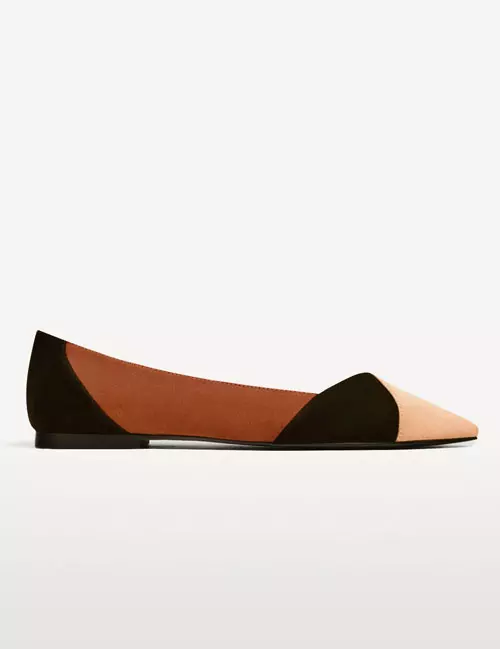 Balerini din piele ecologica, 79,90 lei, Zara