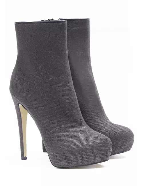 Botine din material textil, Nissa, 279,50 lei