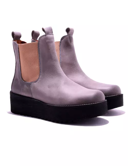 Ghete din piele naturala cu benzi elastice, Corso Como, 589,99 lei