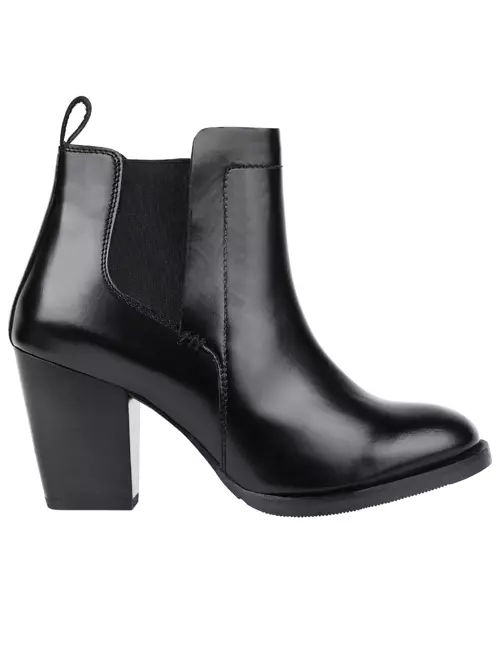 Ghete din piele naturala cu benzi elastice, H&M, 299 lei