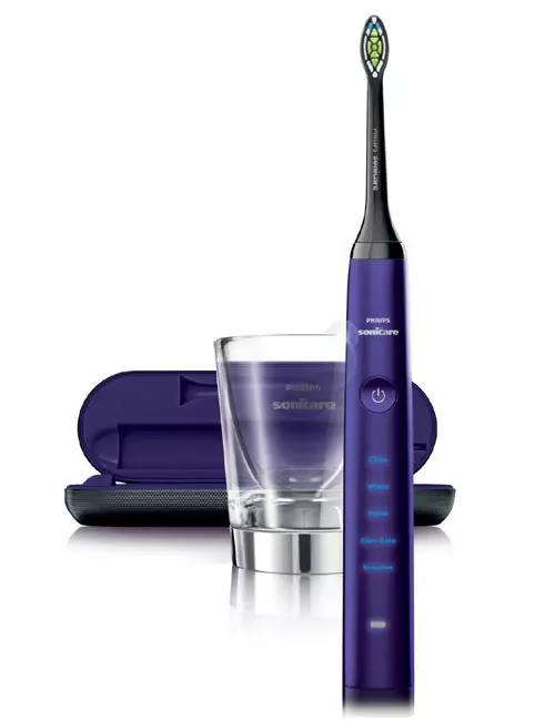 Periuta de dinti sonica reincarcabila Sonicare DiamondClean Amethyst Edition, Philips, 987,80 lei