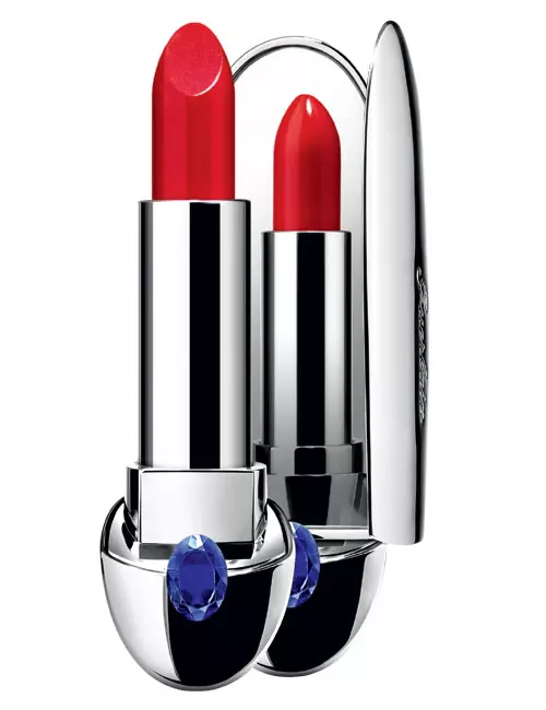 Ruj G, Guerlain, nuanta Rouge Saphir, 234 lei, colectia de Craciun Shalimar