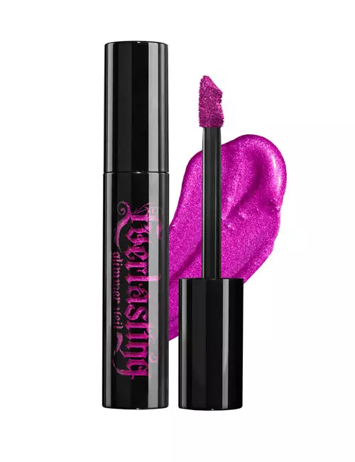 Ruj lichid Everlasting Glimmer Veil, Kat von D, nuanța Razzle, 105 lei, exclusiv în magazinele Sephora