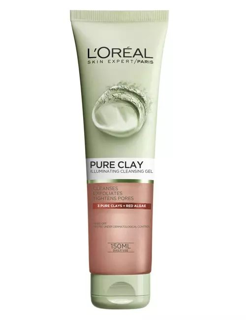 Gel de curățare cu argilă pentru iluminarea tenului, L’Oreal Paris, 37,99 lei