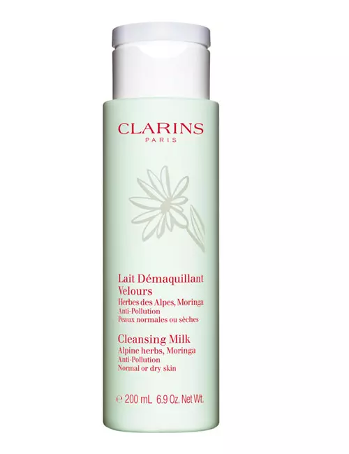 Lapte demachiant Lait Démaquillant Velours Herbes des Alpes, Clarins, 95 lei