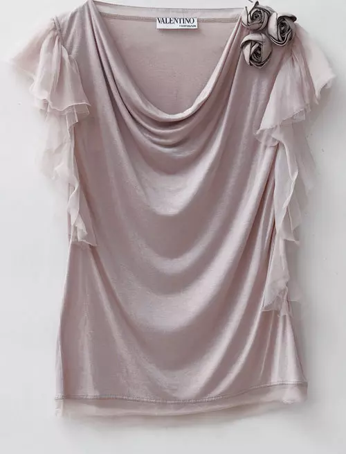  Top din bumbac si matase, Valentino, 2.430 lei, magazinul Mengotti