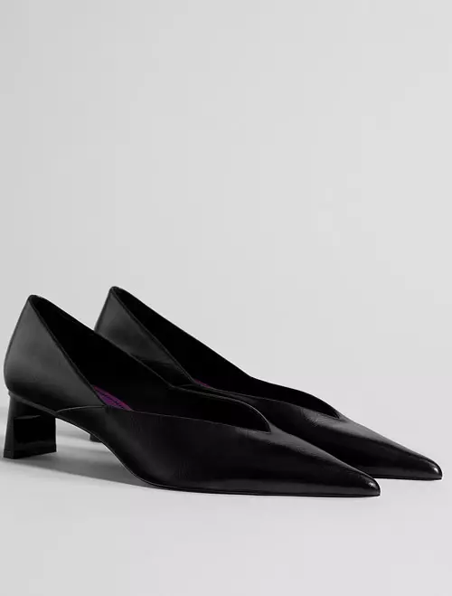 Pantofi din piele ecologică, Bershka, 129,90 lei
