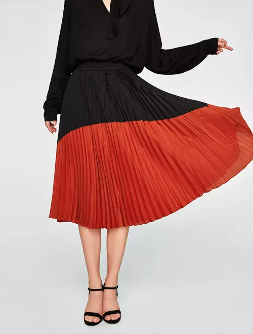 Fustă plisată, Zara, 149,90 lei