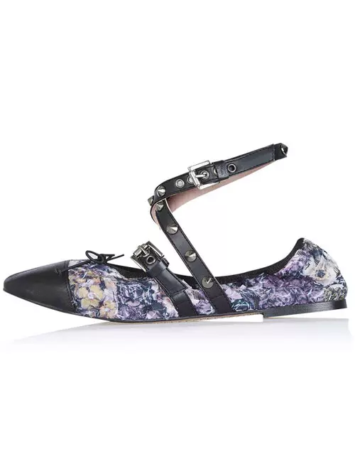Balerini din material textil, 135 lei, Topshop