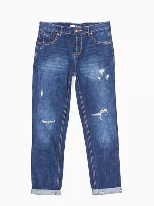 Jeans din bumbac, Stradivarius, 129,90 lei