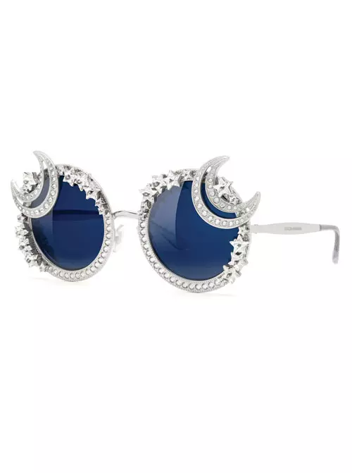 Ochelari de soare cu aplicații din cristale, Dolce & Gabbana, ediție limitată, cu prețul la cerere