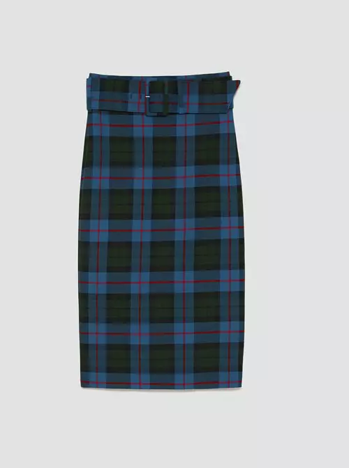 Fustă în carouri Zara, 199,90 lei