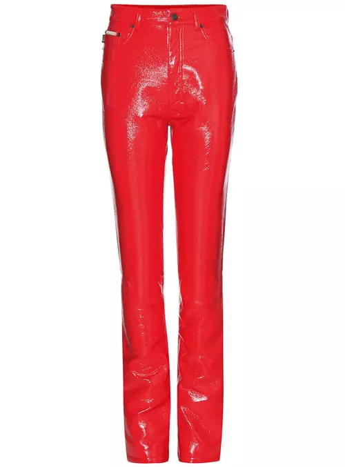 Pantaloni din piele ecologica, Marc Jacobs, 1.200 lei, magazinul Sport Couture