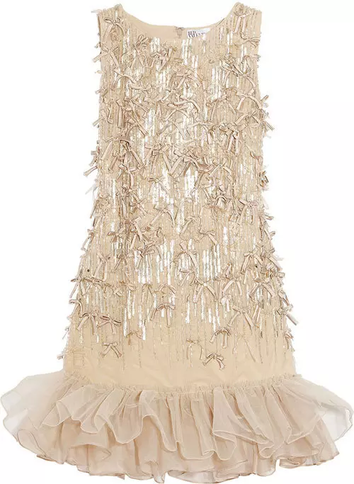 Rochie din matase cu paiete aplicate, Red Valentino, 543 euro, www.net-a-porter.com