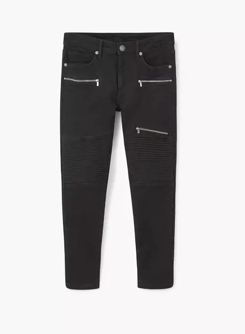Jeans cu fermoare decorative, Mango, 179.90 lei