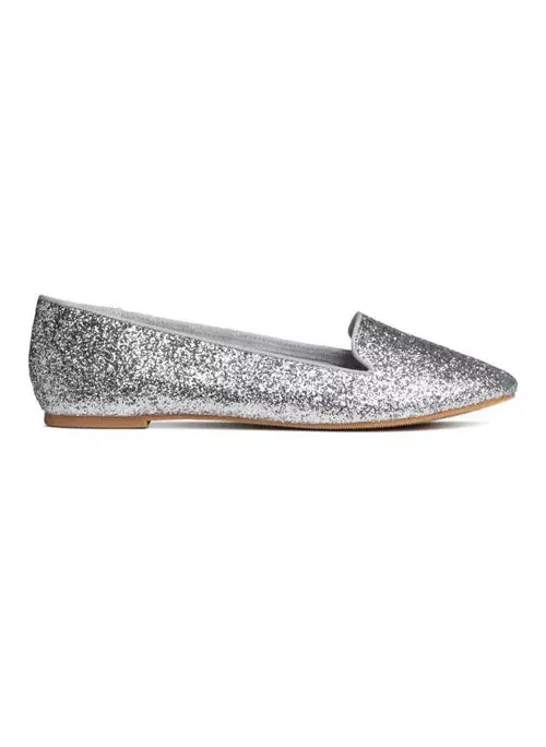 Balerini cu glitter, 39,90 lei, H&M