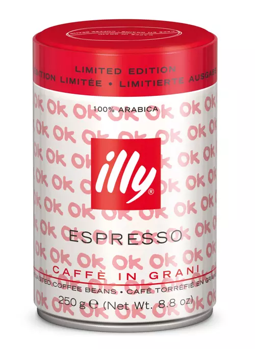 Cafea espresso Illy, in editie limitata, cu ambalaj realizat de Robert Wilson