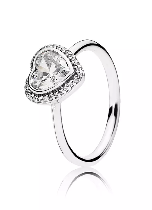 Inel din argint 925, cu zirconiu cubic, Pandora, 249 lei