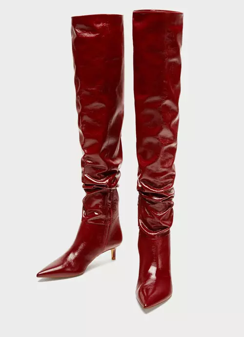 Cizme din piele, Zara, 549,90 lei