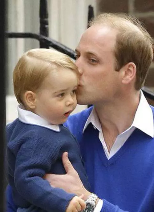 Impreuna cu tatal sau, Printul William