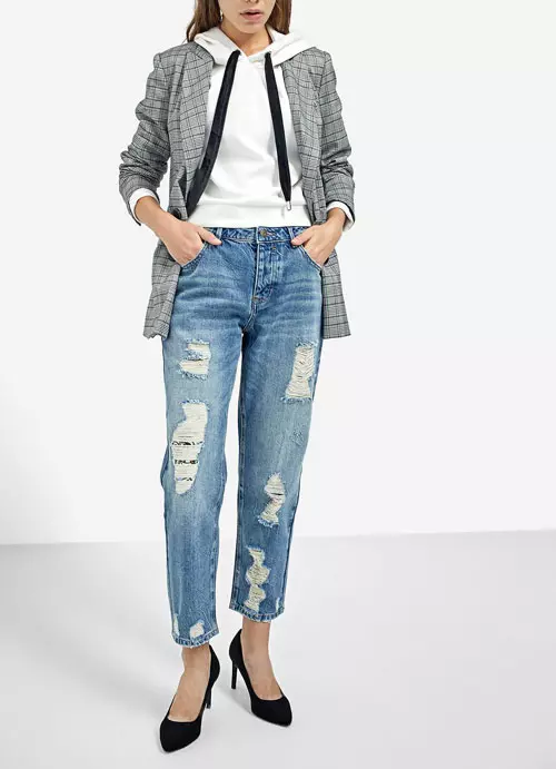 Boyfriend jeans, Stradivarius, 139,90 lei