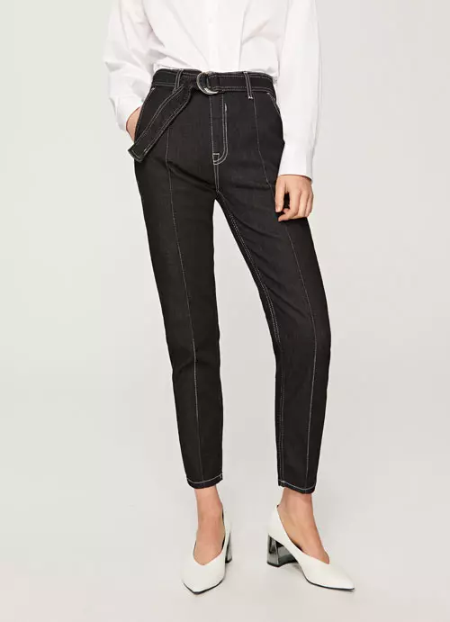 Jeans cu talie înaltă, Reserved, 159,90 lei