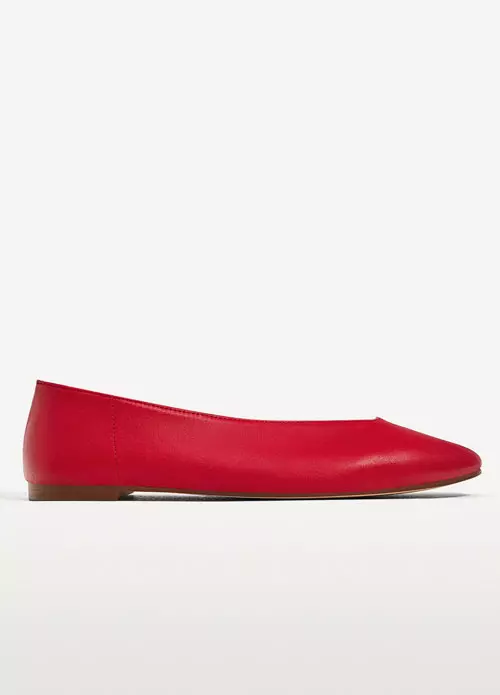 Balerini din piele, 149,90 lei, Zara