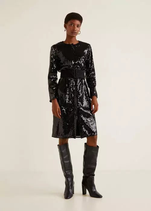 Rochie din paiete, Mango, 499,90 lei