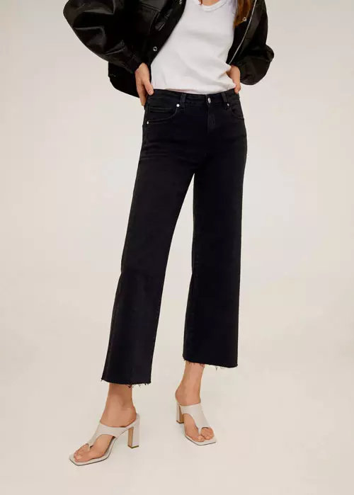 Jeans Culotte, Mango, 159,90 lei