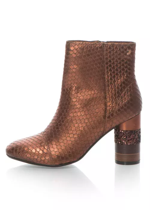 Botine din piele cu toc masiv, Gioseppo, 229,99 lei, fashiondays.ro