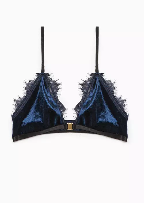 Bustiera din catifea, Stradivarius, 59,90 lei