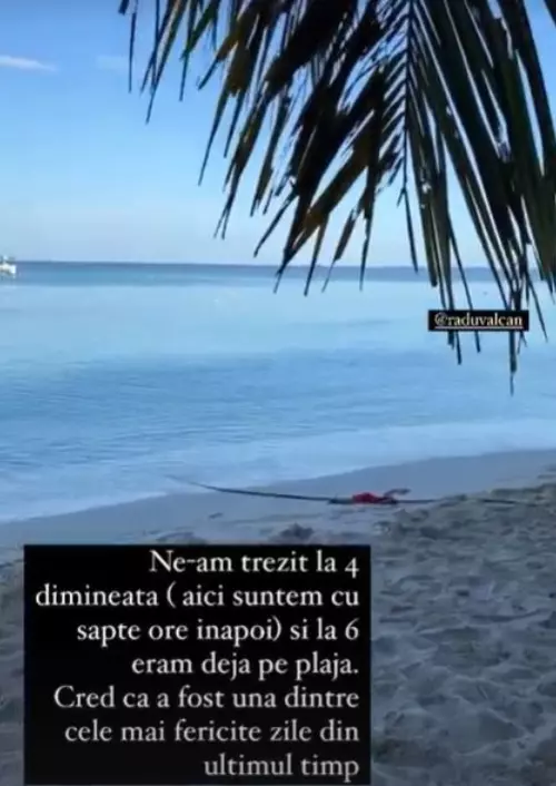Adela Popescu și Radu Vâlcan în Republica Dominicană