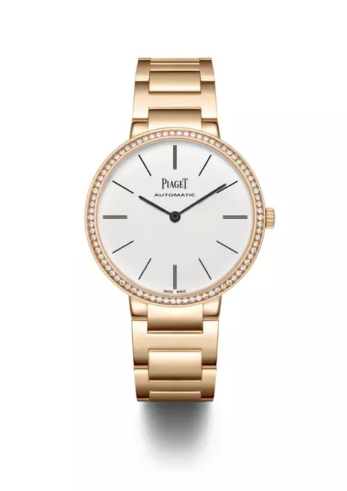 Ceas cu cadran din aur si diamante, Piaget, 38.900 euro, magazinul Helvetansa
