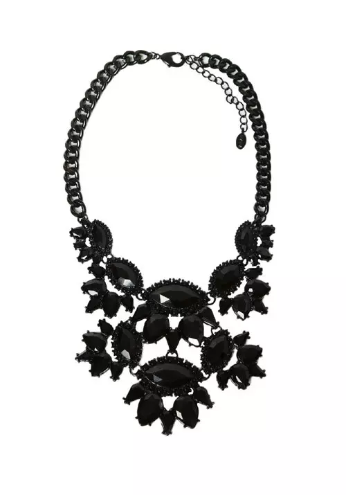 Colier cu pietre aplicate, Zara, 99 lei