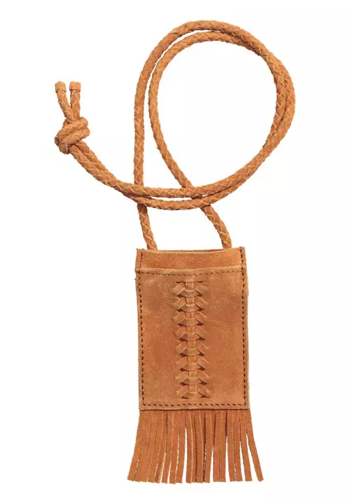 Card holder din piele velur, H&M, 44,99 lei