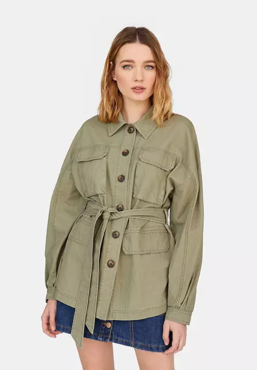 Jachetă din bumbac, Stradivarius, 149,90 lei