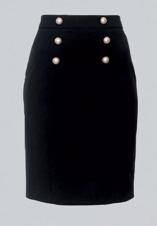 Fusta din stofa de lina, Nissa, 159 lei