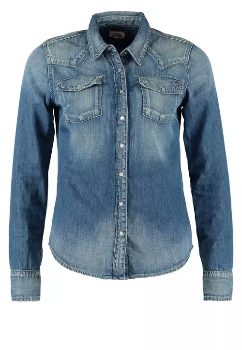 Camasa din denim, Tommy Hilfiger, 460 lei