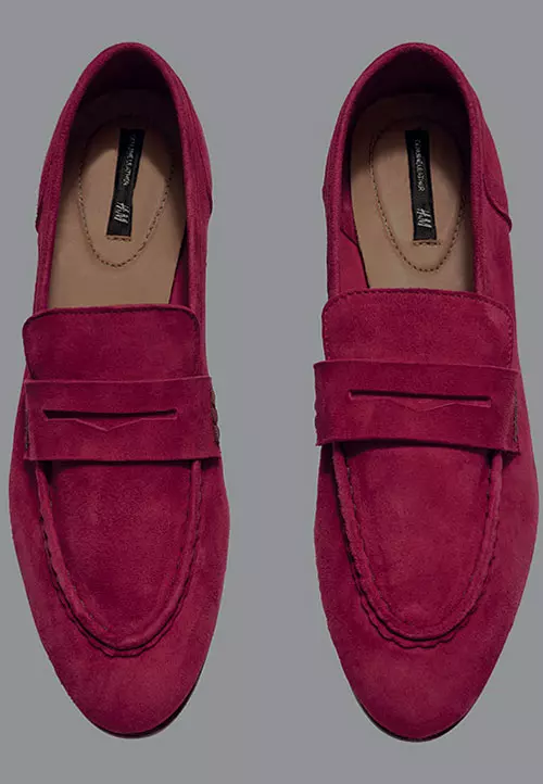 Mocasini din piele velur, H&M, 269 lei; 