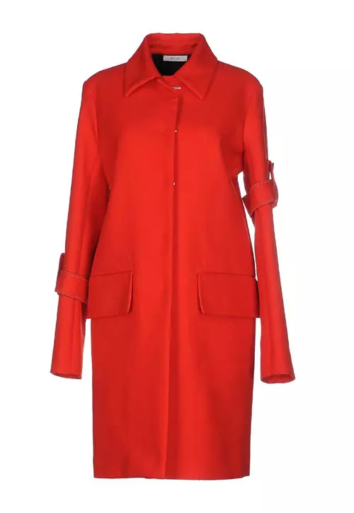 Palton din stofa, Celine, 1.250 euro, www.yoox.com