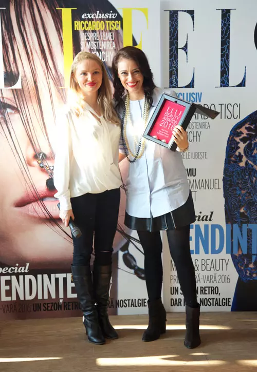 Lavinia Gogu (ELLE) si Irina Nitu (Sephora)