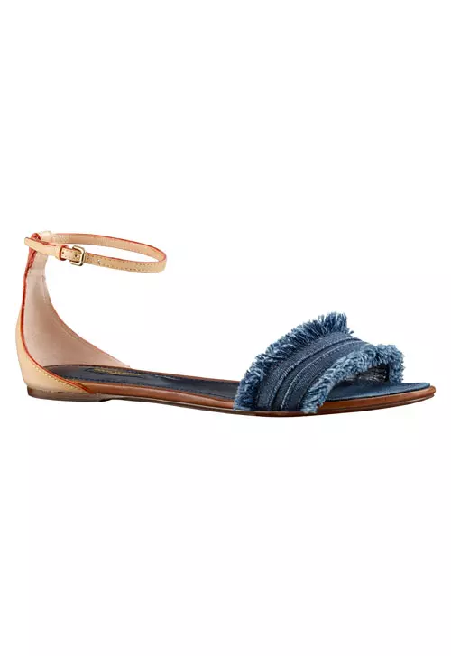 Sandale din denim, Louis Vuitton, 2.520 lei